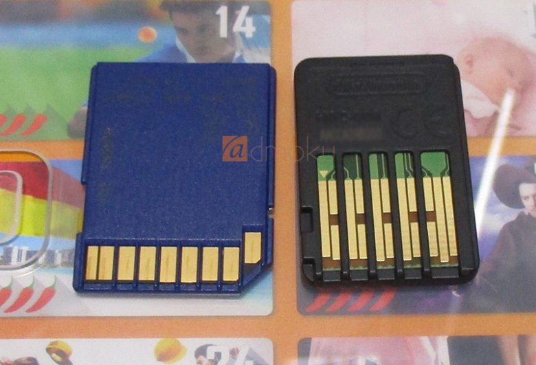 Nintendo Switchのゲームカード裏面